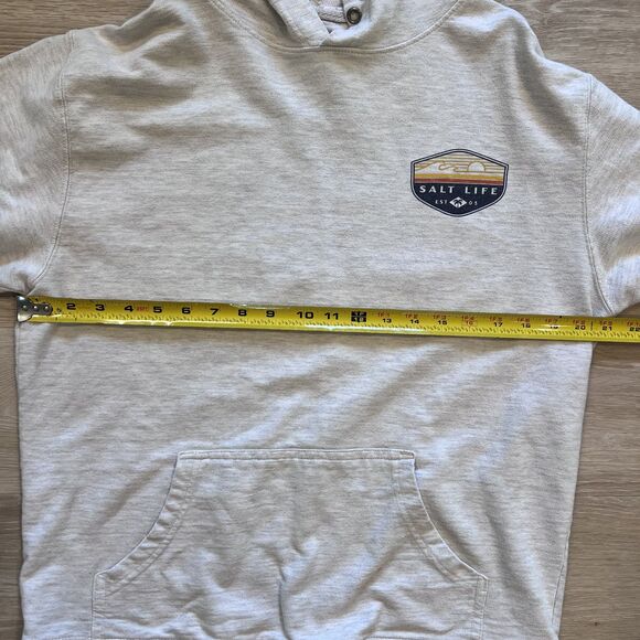 Salt Life Sweashirt Gray Men's-Size XL - Picture 6 of 6
